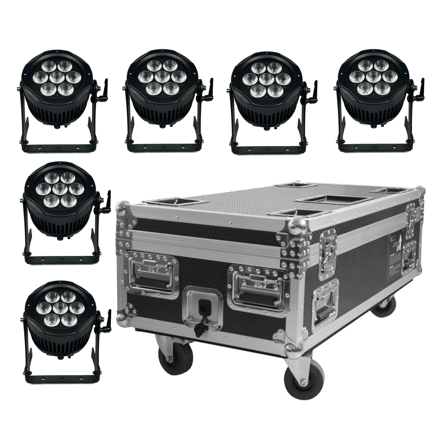 Lexvision LED TourPar LV7 Battery - IP65 mit Akku und Fernbedienung